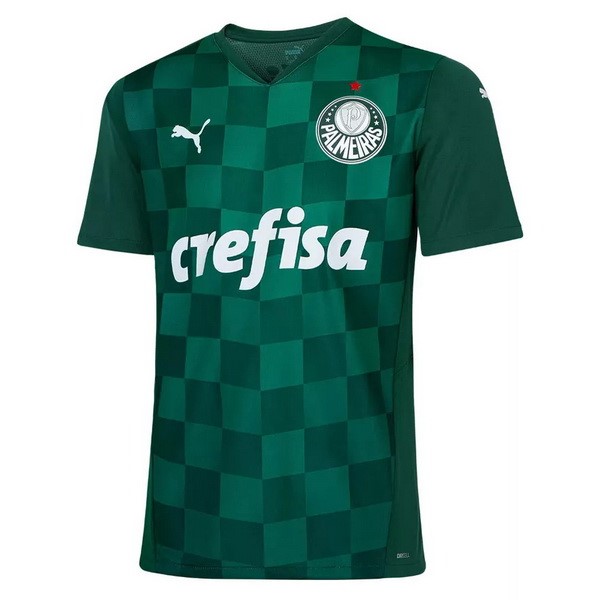 Heimtrikot Thailand Palmeiras 2021-2022 Grün Günstige Fußballtrikots